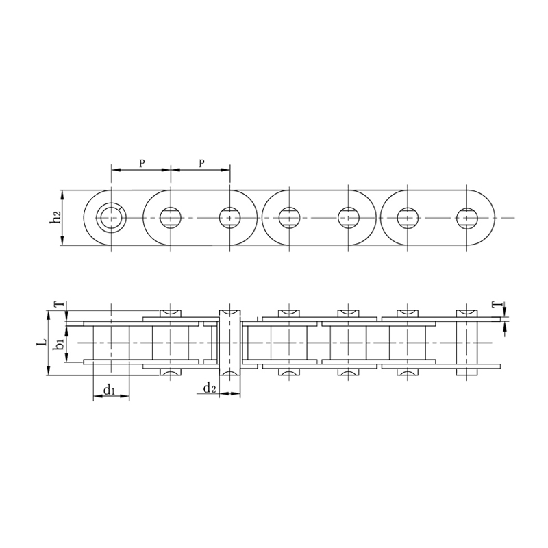 Odolnosť proti nárazu prispôsobiteľné rozvodové reťaze automobilového motora
