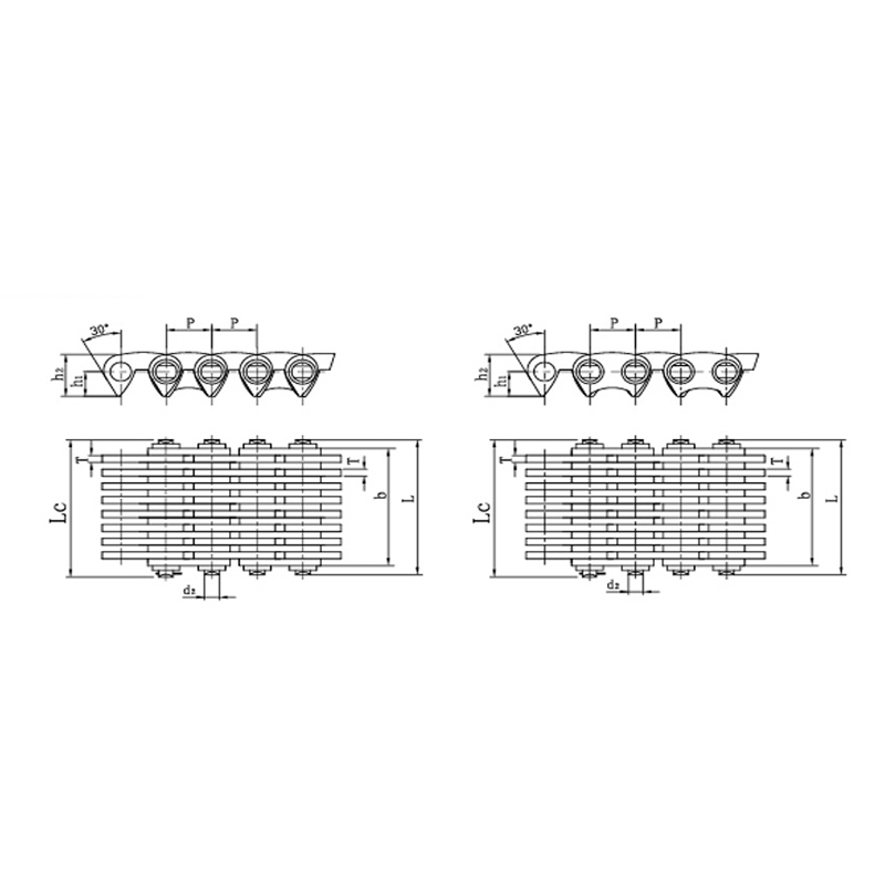 Tiché reťaze s bočným kontaktom