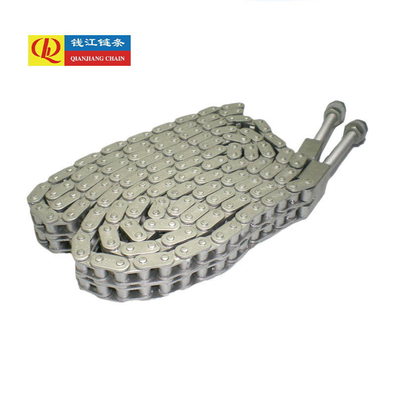 Valčekové reťaze s rovnou bočnou doskou (séria B)